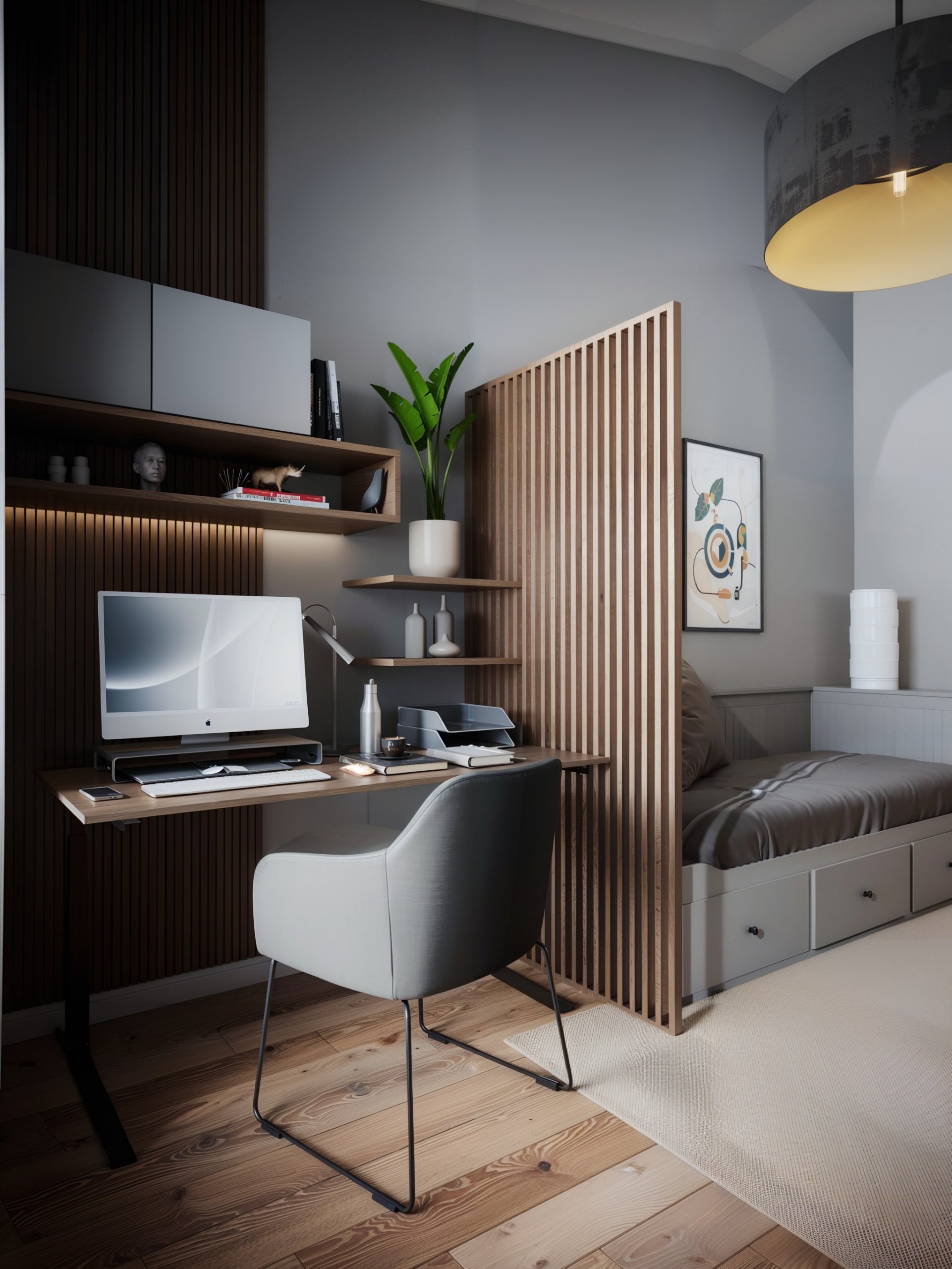 Trigones Architecture - Novisad Misafir Çalışma Odası - Media 5
